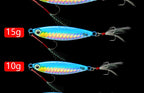 Casting Metal Jig, Feather Hook Option, 7–30 g (0.25–1.06 oz) – product photo