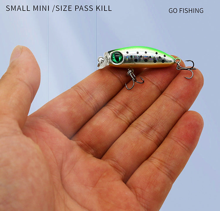 Mini Slow-Sinking Minnow Lure, 2.8 g (0.1 oz) – product photo
