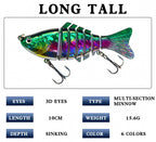 7-Segment Jointed Minnow Swimbait, 15.6 g (0.55 oz), 10 cm – product photo