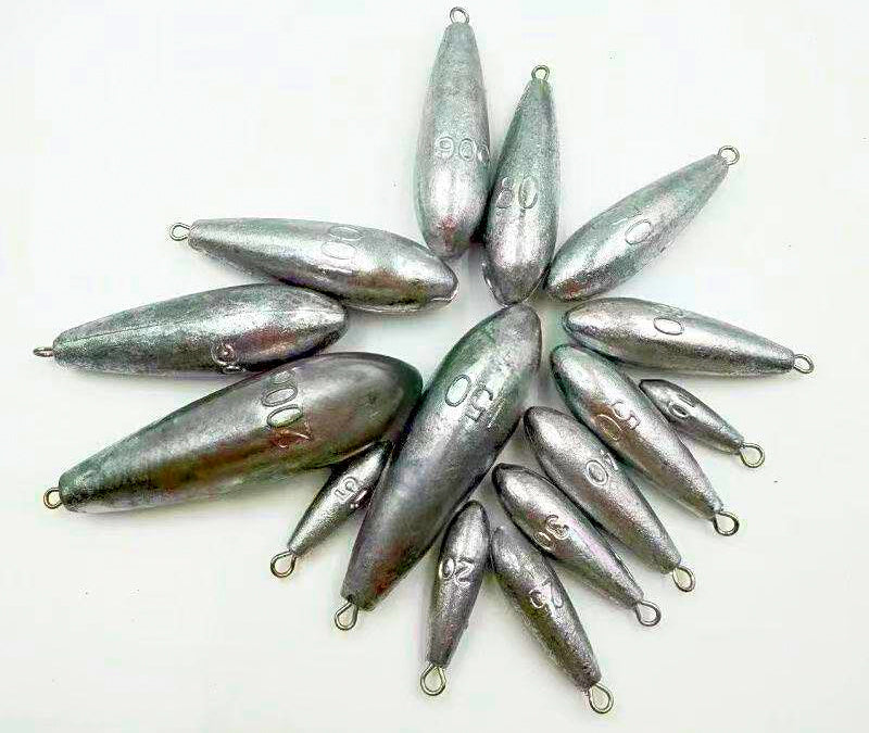 Teardrop Lead Sinker with Ring, 0.12–0.88 oz (3.5–25 g) – product photo