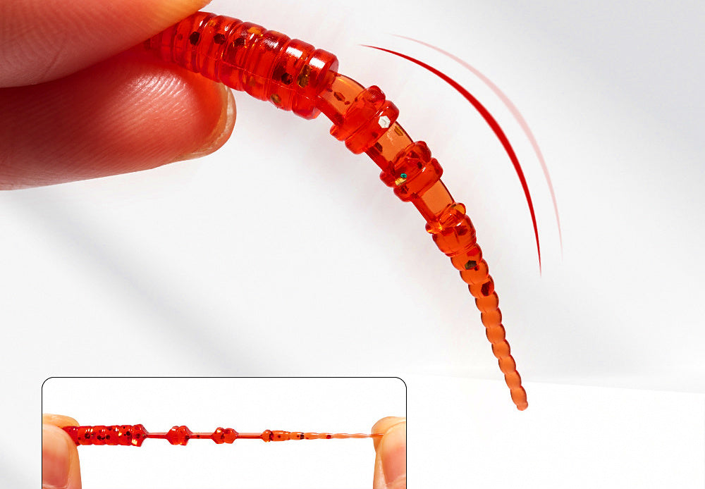 Micro Soft Bait Kit, Curly Tail and Threaded T-Tail Grubs – product photo