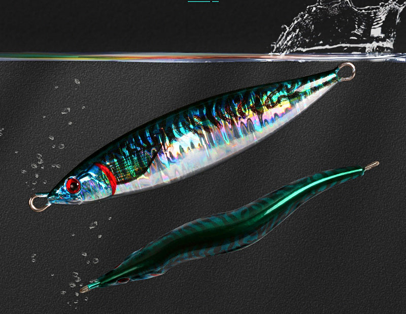 Slow Pitch Jig, S-Shape UV Glow, 160–400 g (5.6–14.1 oz) – product photo