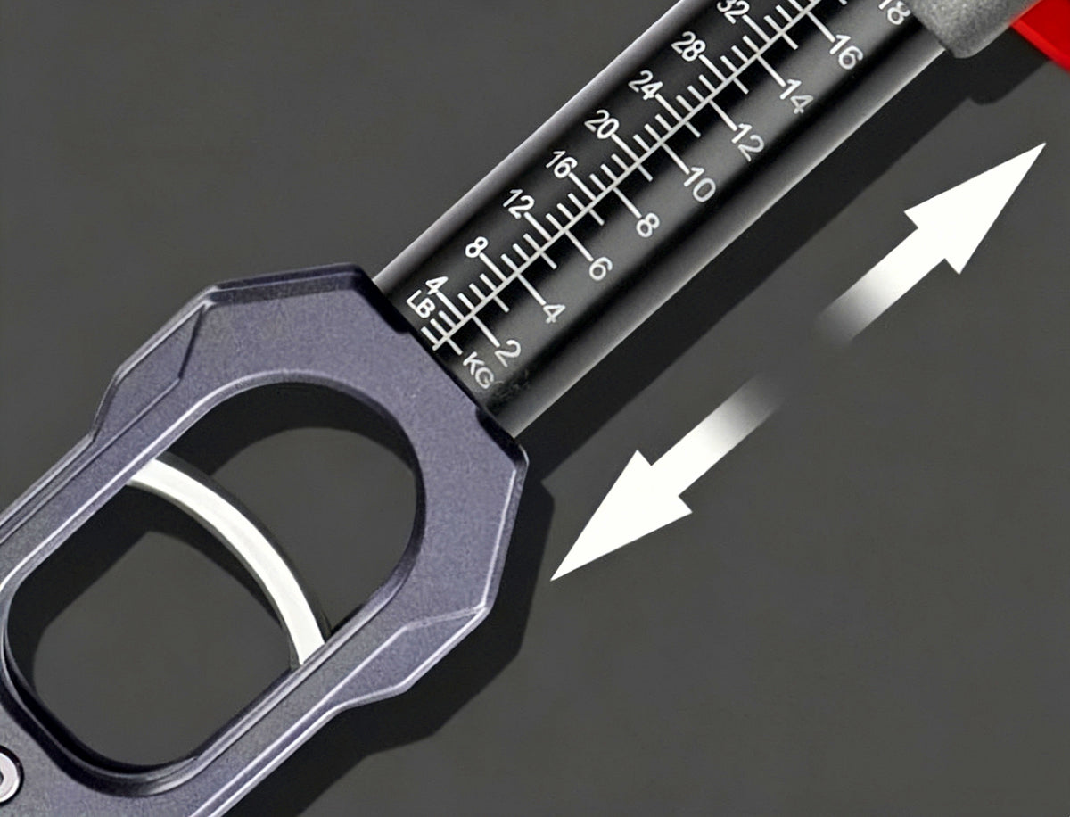 Long Fishing Pliers & Fish Gripper Set with Scale – product photo