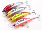 Sinking Minnow Hard Bait, 3 Treble Hooks, 6–10.5 g (0.2–0.4 oz) – product photo
