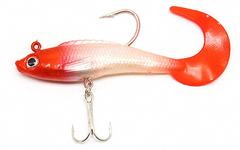 Curly Tail Soft Bait with Lead Head, 9 g and 16 g – product photo