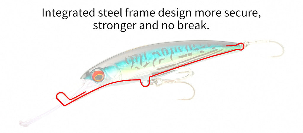 Floating Minnow Trolling Lure, 13 cm & 15.5 cm (49 g / 69 g) – product photo