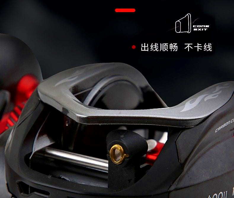 Slow Pitch Jigging Reel, 7.2:1 Round Baitcaster, Aluminum – product photo