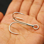 Reinforced Treble Hooks, High-Carbon Steel, 10 Pack – product photo