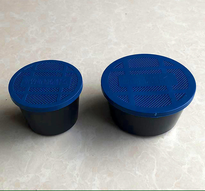 Plastic Worm Bait Box with Lid, Double Layer, 2 Sizes – product photo