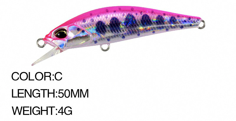 Sinking Minnow Lure, 50 mm (2 in), 4 g (0.14 oz) – product photo