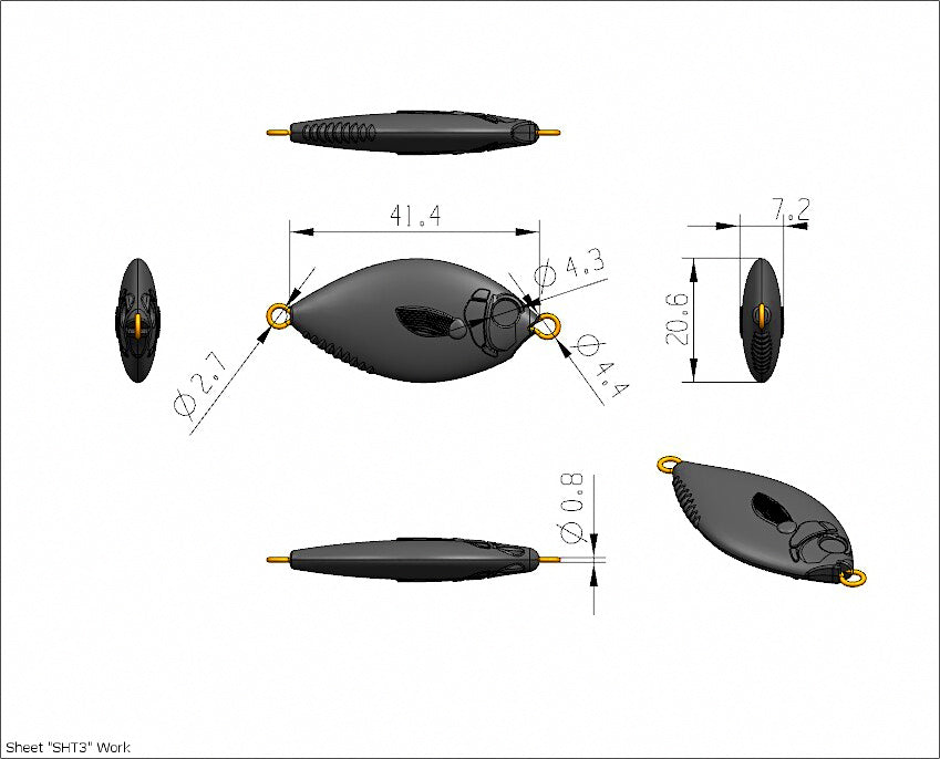 Shore Casting Metal Jig, Fish Shape, 15–33 g (0.5–1.2 oz) – product photo