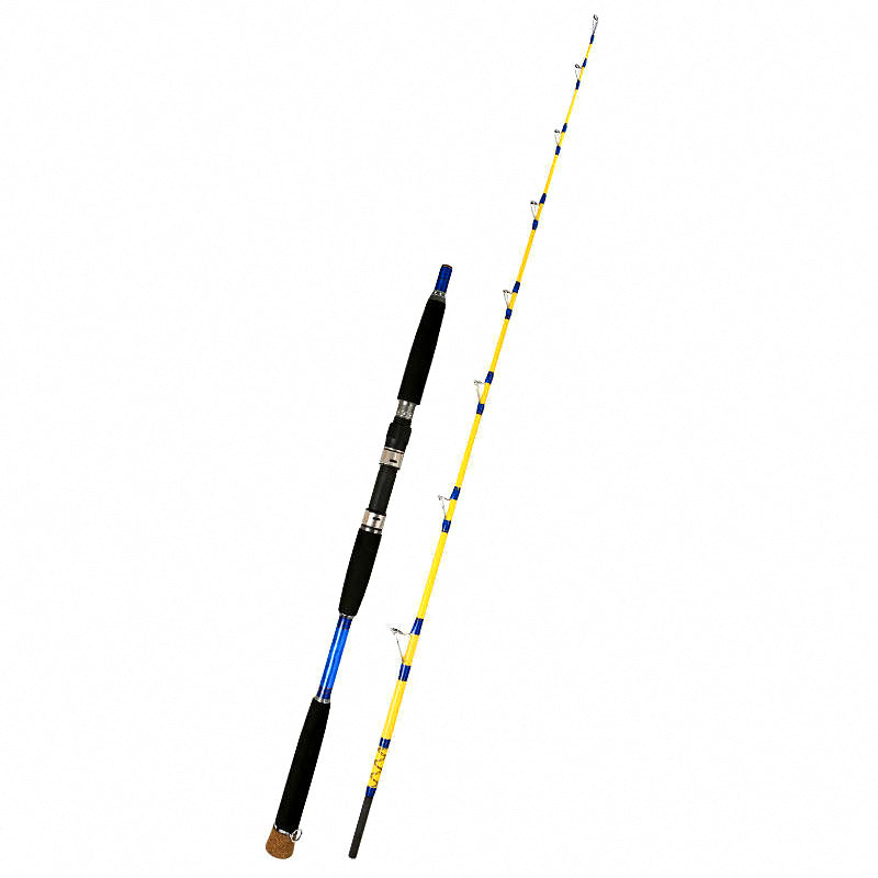 Offshore Boat Fishing Rod, 2-Piece Carbon, 1.6–1.9 m
