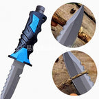 Titanium-Coated Dive Knife, 12.5 cm (4.9 in) Blade – product photo