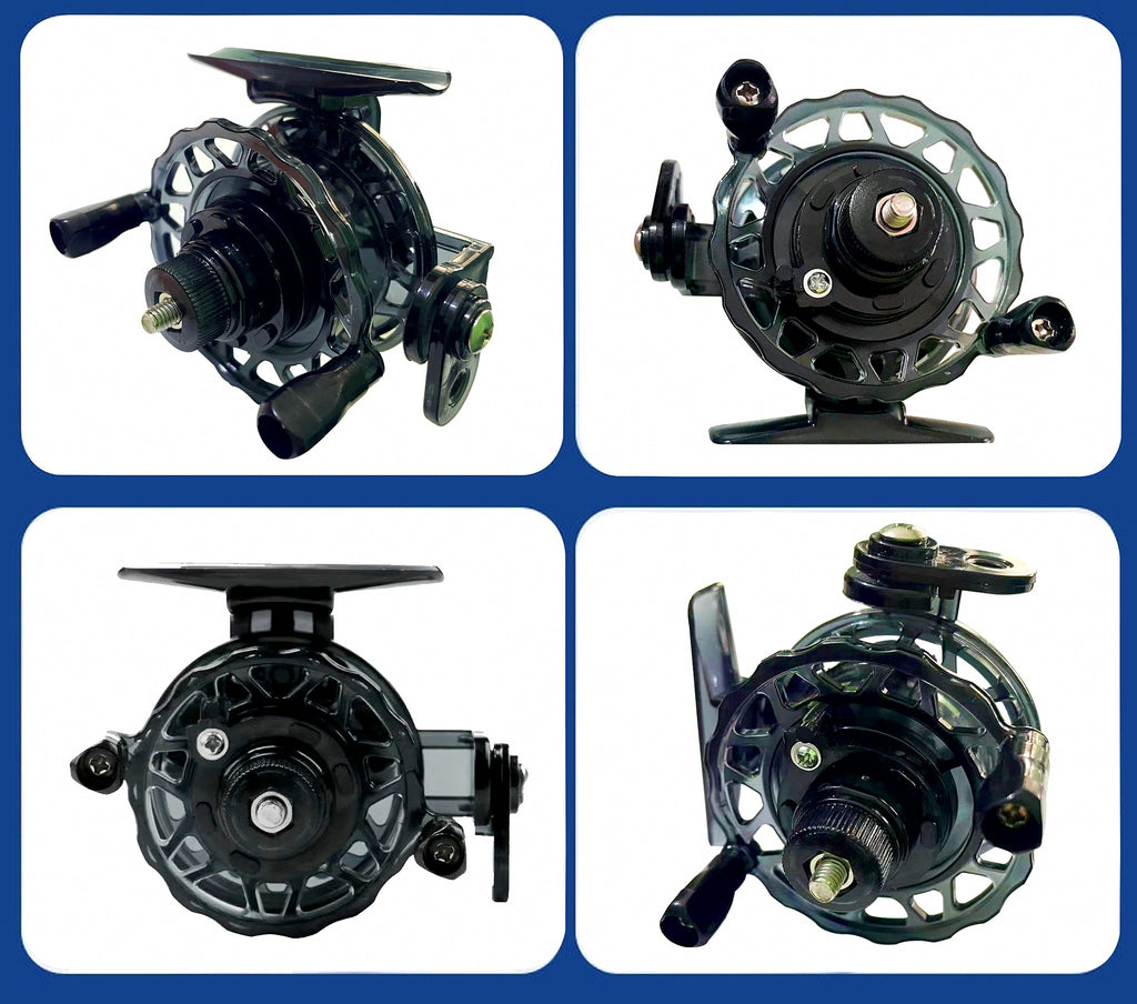 Ultralight Ice Fishing Reel with Drag, Front Drag Style – product photo