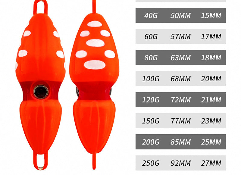 Peanut Metal Jig, 40–250 g (1.4–8.8 oz) – product photo