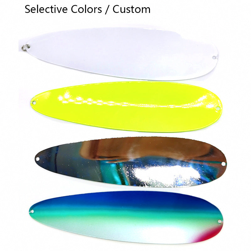 Stainless Steel Trolling Spoon Lure, 8 in (20 cm) & 9 in (23 cm) – product photo