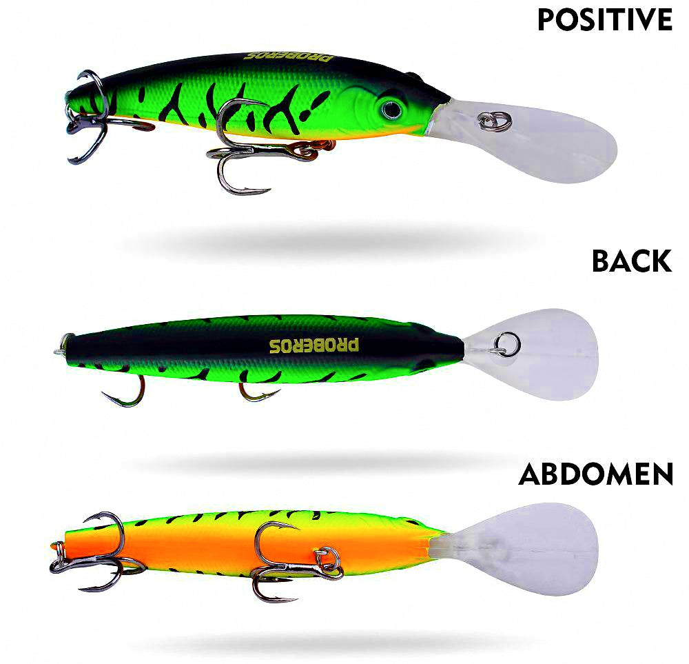 Floating Long-Lip Minnow Lure, 12.5 cm (4.9 in) 13 g (0.46 oz) – product photo
