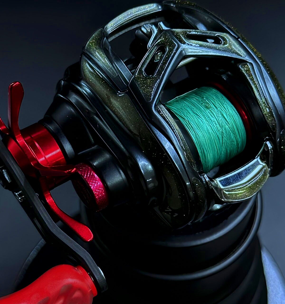 Baitcasting Reel Protective Film, 3D Clear, Anti-Collision – product photo