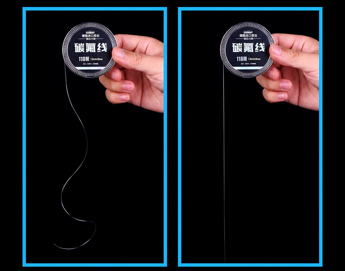 Fluorocarbon Fishing Line & Leader, 2-Pack, #0.4–#10 – product photo