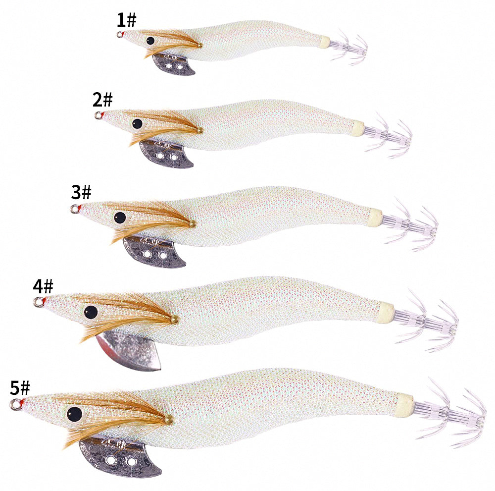 Glow Shrimp Squid Jig, Size 2.0–4.0 – product photo