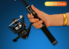 Telescopic Travel Rod & Reel Combo, 1.6–2.7 m (5.2–8.9 ft) – product photo