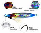 Slow Pitch Metal Jig, 40–200 g (1.4–7.1 oz), 6 Colors – product photo