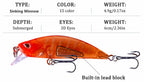 Micro Sinking Minnow Lure, 6 cm (2.4 in), 5 g (0.18 oz) – product photo