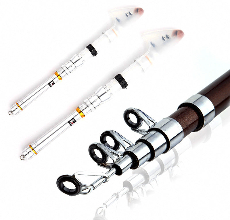 Telescopic Carbon Fishing Rod, 1.3-2.4 m (4.3-7.9 ft) – product photo