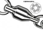 304 Stainless Bearing Quick-Release Snap, 5 pcs per Pack – product photo