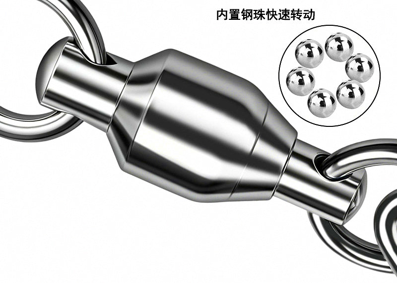 304 Stainless Bearing Quick-Release Snap, 5 pcs per Pack – product photo