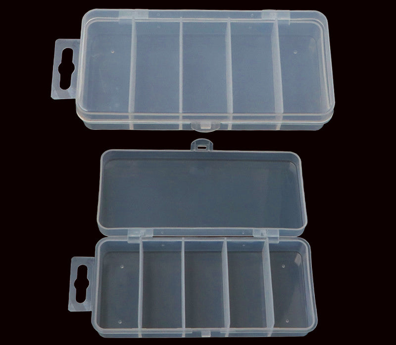 Plastic Tackle Box, Multi-Compartment Lure Storage – product photo