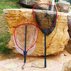 Telescopic Landing Net, Aluminum Handle, Silicone Mesh – product photo