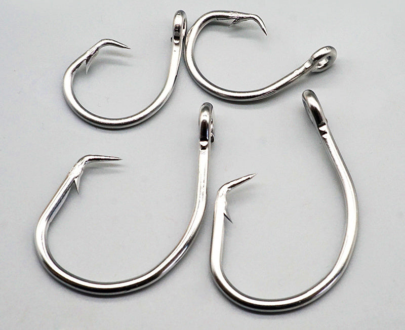 Stainless Steel Circle Hooks, Sizes 6/0–28/0 – product photo