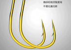 Carbon Steel Spade-End Fishing Hooks, 50 pcs, Barbed/Barbless – product photo