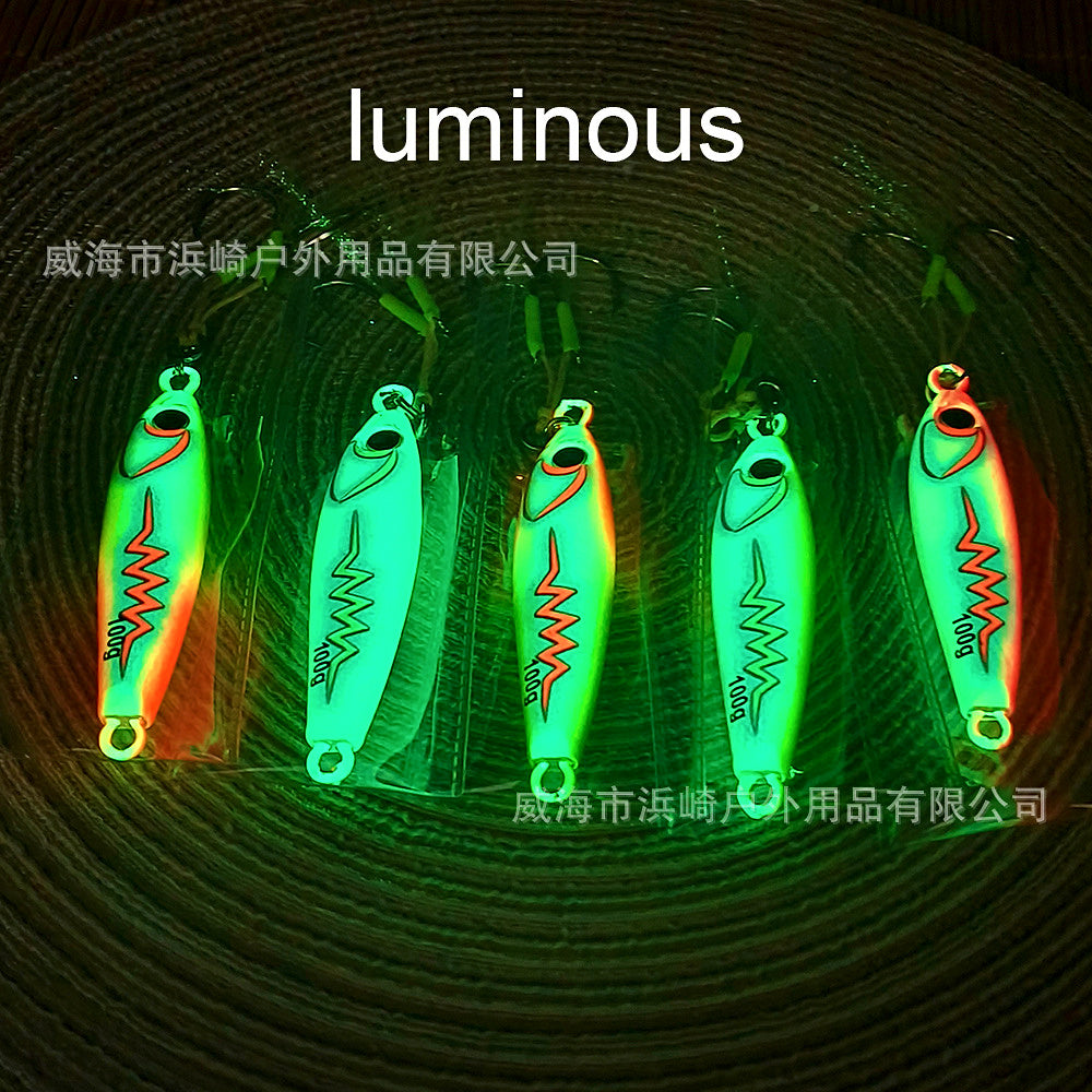 3D UV Print Glow Metal Jig, 40–100 g (1.4–3.5 oz) – product photo