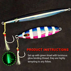 Single Assist Hooks for Slow Pitch Jigs, Sizes 1/0–5/0 – product photo