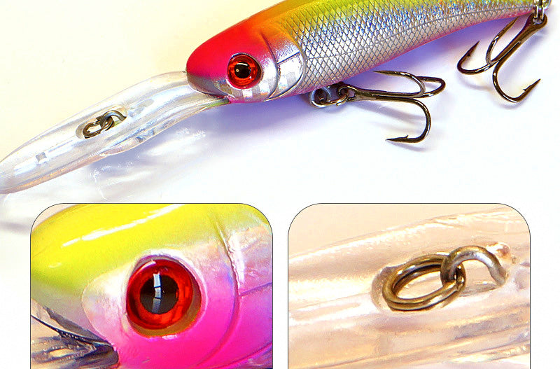 Deep Diving Minnow Hard Bait, 10 cm (3.9 in), 7.8 g (0.28 oz) – product photo