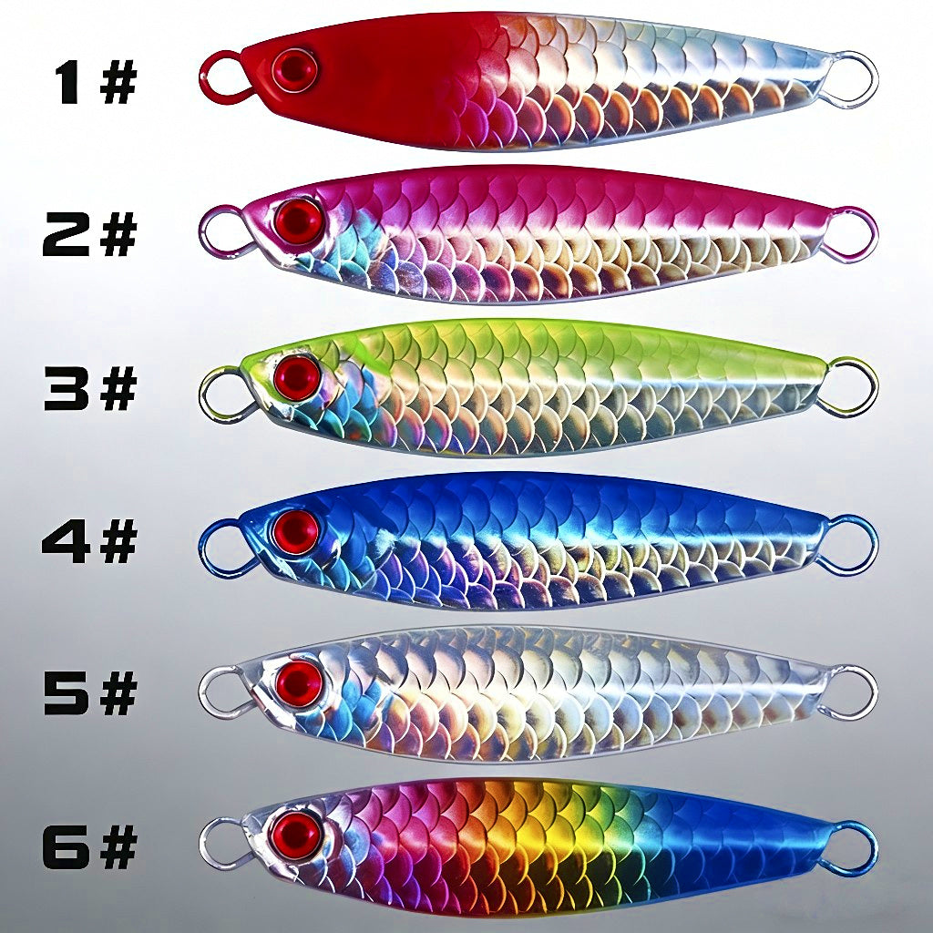 Fluttering Casting Metal Jig, 7–30 g (0.25–1.06 oz)