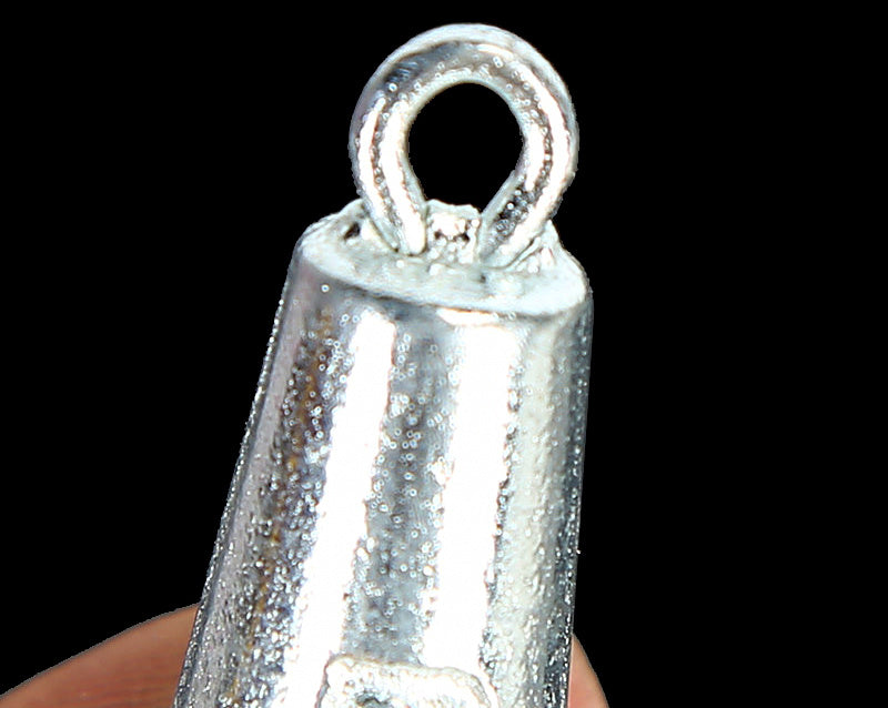 Galvanized Leaf Sinker with Ring, 1–4 oz (30–120 g) – product photo