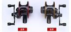 All-Metal Front Drag Reel, Left/Right Hand, Red or Gold – product photo