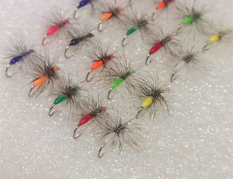 Floating Micro Insect Flies, Barbed Fly Hooks Set – product photo