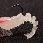 Jointed Soft Shrimp Lure Set, 5 Pack – product photo