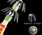 UV Glow Wooden Shrimp Squid Jig, 5.1 g (0.18 oz), 5-Pack – product photo