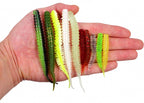 Screw Tail Soft Plastic Worm, 6 cm / 11 cm, 1 kg Bulk Pack – product photo