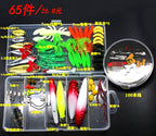 Assorted Fishing Lure Kit, Soft & Hard Baits, 11–370 Pc – product photo