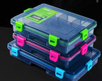 Plastic Lure & Tackle Storage Box, 3 Sizes, 4 Colors – product photo