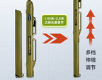 Waterproof Hard Shell Rod Case, Small, Top-Opening – product photo