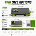 Double-Sided Lure Storage Box, Large or Small, 5 Colors – product photo