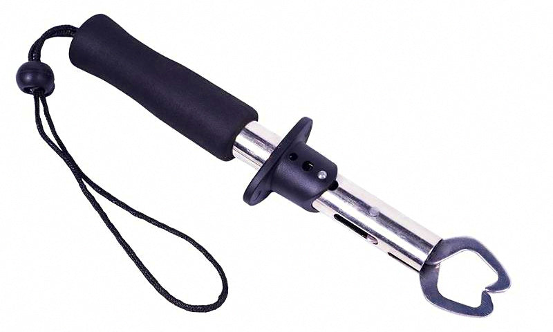 Stainless Steel Fish Gripper, T-Handle, Straight, Pistol Grip – product photo