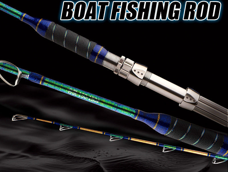 Fiberglass Electric Reel Boat Rod, 1.35–1.5 m (4.4–4.9 ft) – product photo